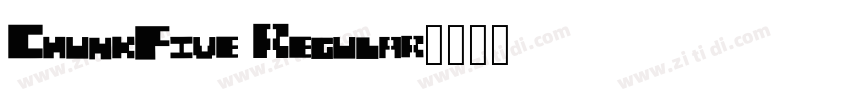 ChunkFive Regular字体转换